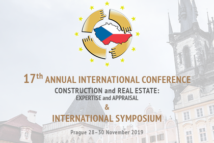 17th ANNUAL INTERNATIONAL CONFERENCE: CONSTRUCTION and REAL ESTATE: EXPERTISE and APPRAISAL & INTERNATIONAL SYMPOSIUM